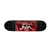 Pirate Jolly Roger Skateboard by MzLisaMichelle Pirate Jolly Roger Skateboard