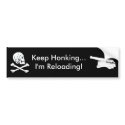 Pirate Keep Honking bumper stickers