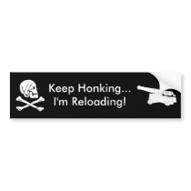 Pirate Keep Honking bumper stickers