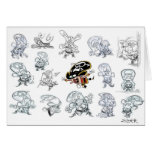 pirate kid greeting card