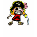 PIRATE KID WITH SWORD t-shirts