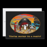 Pirate Kilroy Invitations invitations