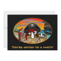 Pirate Kilroy Invitations