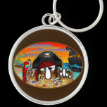 Pirate Kilroy Keychain