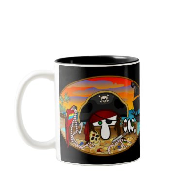 Pirate Kilroy Mug by kilroyworld