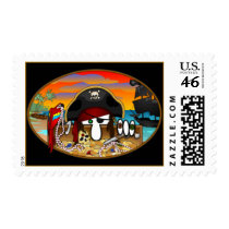 Pirate Kilroy Postage postage