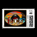 Pirate Kilroy Postage postage