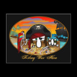 Pirate Kilroy Postcard 2 postcards