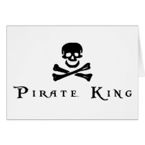 Pirate King Greeting Card