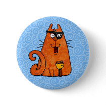 pirate kitty buttons