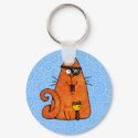 pirate kitty keychains