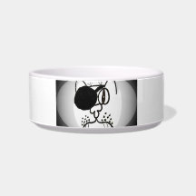 Pirate Kitty Cat Bowls