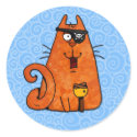 pirate kitty stickers