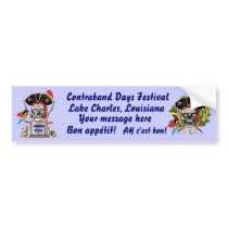 Pirate Lafitte Gumbo Judge logo View Hints Bumper Sticker
