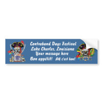 Pirate Lafitte Gumbo Judge logo View Hints Bumper Sticker