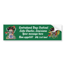 Pirate Lafitte Gumbo Judge logo View Hints Bumper Sticker
