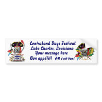 Pirate Lafitte Gumbo Judge logo View Hints Bumper Sticker
