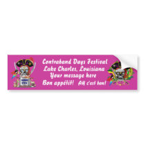Pirate Lafitte Gumbo Judge logo View Hints Bumper Sticker
