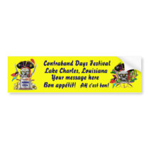Pirate Lafitte Gumbo Judge logo View Hints Bumper Stickers