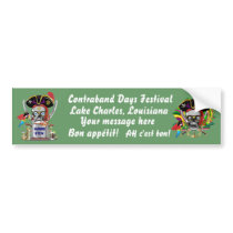 Pirate Lafitte Gumbo Judge logo View Hints Bumper Stickers
