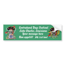 Pirate Lafitte Gumbo Judge logo View Hints Bumper Stickers