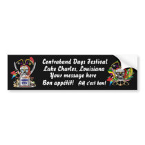 Pirate Lafitte Gumbo Judge logo View Hints Bumper Sticker
