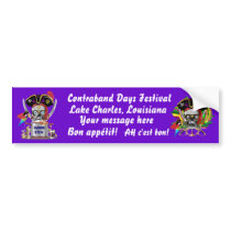 Pirate Lafitte Gumbo Judge logo View Hints Bumper Sticker