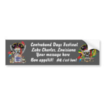 Pirate Lafitte Gumbo Judge logo View Hints Bumper Sticker