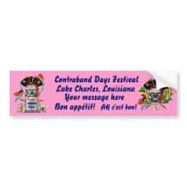 Pirate Lafitte Gumbo Judge logo View Hints Bumper Stickers