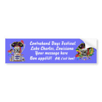 Pirate Lafitte Gumbo Judge logo View Hints Bumper Stickers