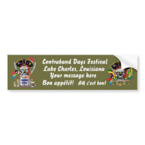 Pirate Lafitte Gumbo Judge logo View Hints Bumper Stickers