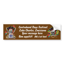 Pirate Lafitte Gumbo Judge logo View Hints Bumper Stickers