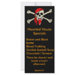 Pirate Laurent Drapeau with extra long tongue Customized Rack Card