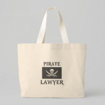 Pirate Lawyer Tote Bags