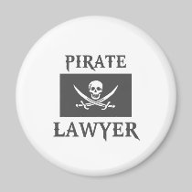 Pirate Lawyer Fridge Magnets