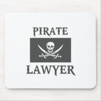 Pirate Lawyer Mousepad