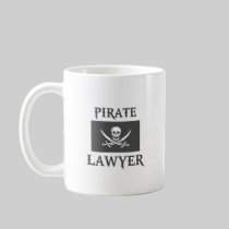 Pirate Lawyer Coffee Mugs
