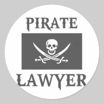 Pirate Lawyer Stickers