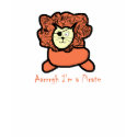pirate lion t-shirts by mustangchickie pirate lion t-shirts