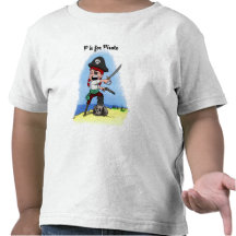 Pirate Lucy Toddlers Shirt