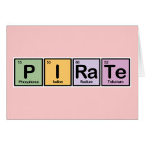 Pirate made of Elements Card