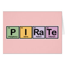 Pirate made of Elements Card