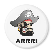 Pirate Fridge Magnet