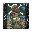Pirate Magnet by Dachshunds_by_Joanne Pirate Magnet