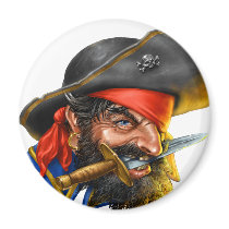 Pirate Fridge Magnets