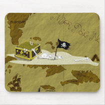 Pirate Map #1 mousepads
