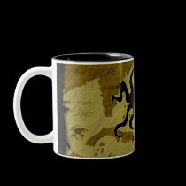 Pirate Map #1 mugs