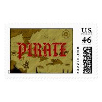 Pirate Map #1 postage