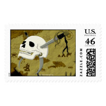 Pirate Map #1 postage by epicpirates Pirate Map #1 postage