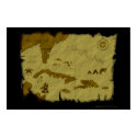 Pirate Map #1 posters by epicpirates Pirate Map #1 posters